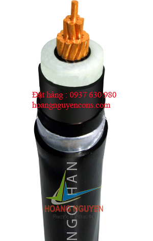 Cáp trung thế 1 ruột đồng, giáp 2 lớp băng nhôm